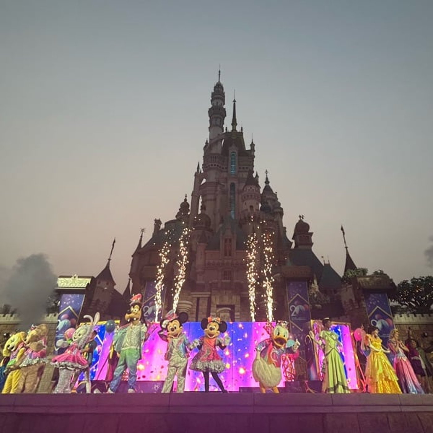 【#9キャッスルショー】ディズニーフレンズライブキャッスルパーティ【旅行記】