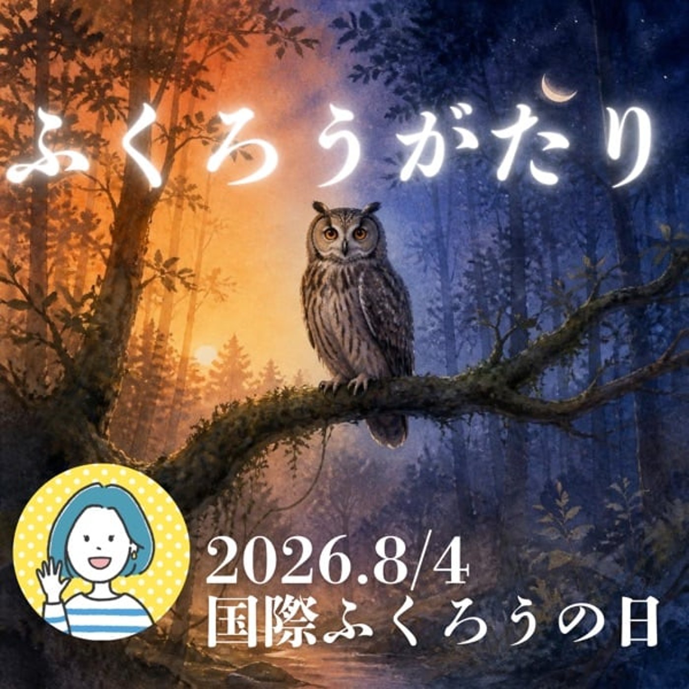【朗読】🦉ふくろうがたり/作:カオルのAI工房 episode artwork
