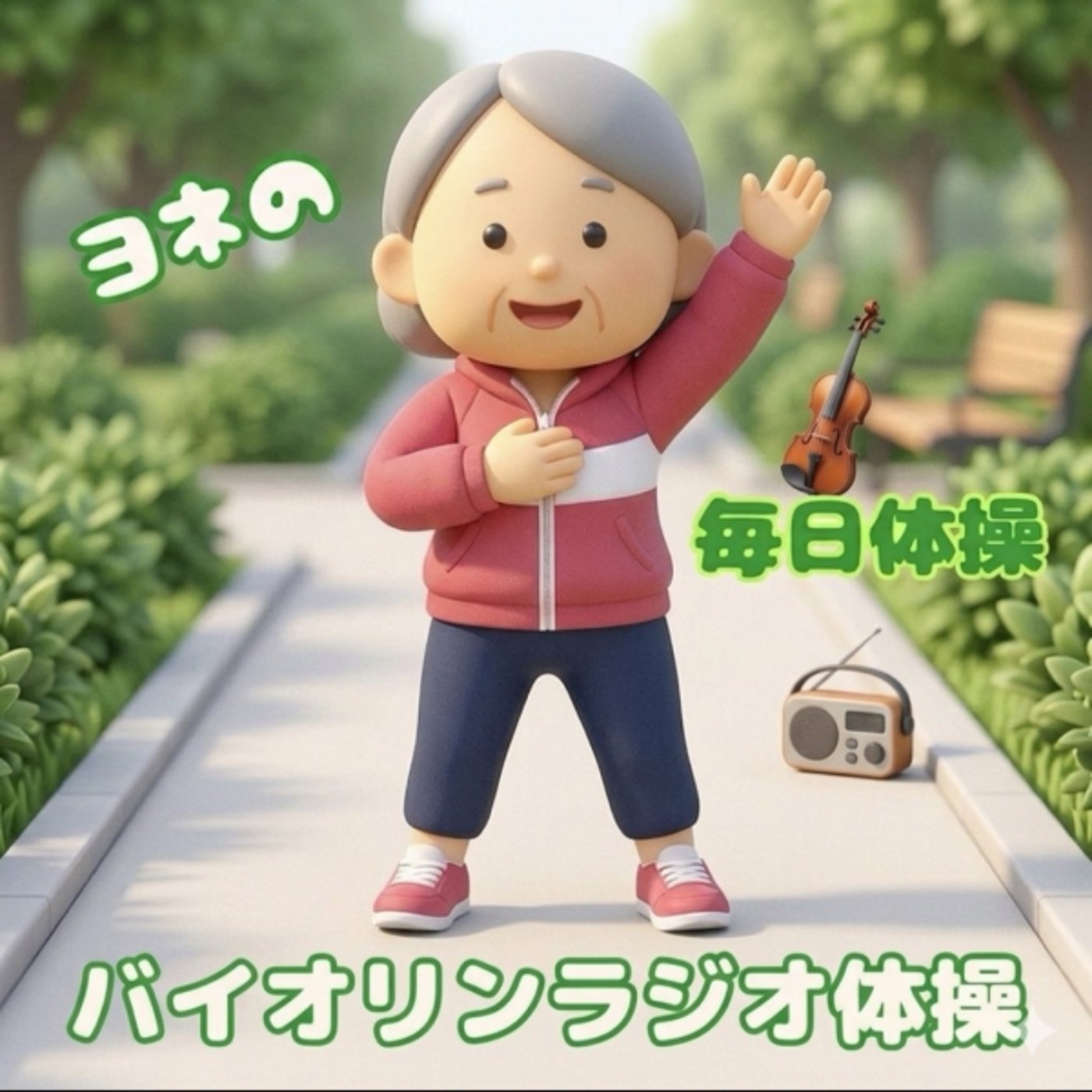 116《ヨネの毎日体操》バイオリンラジオ体操