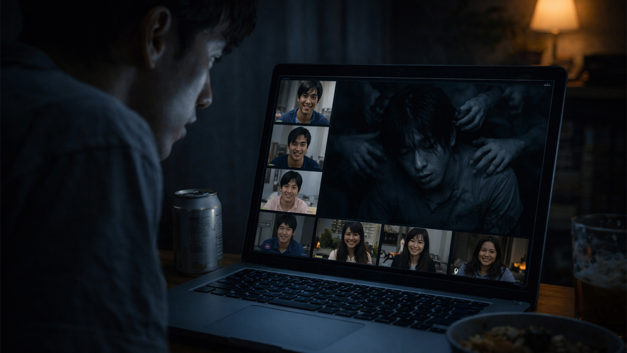 怪談朗読｜怖い話「オンライン飲み会」